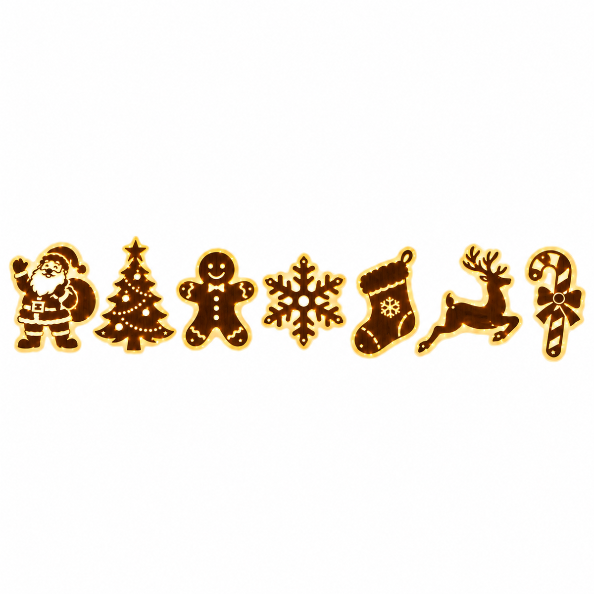 Christmas Magic Illuminated Wall Décor Collection-1