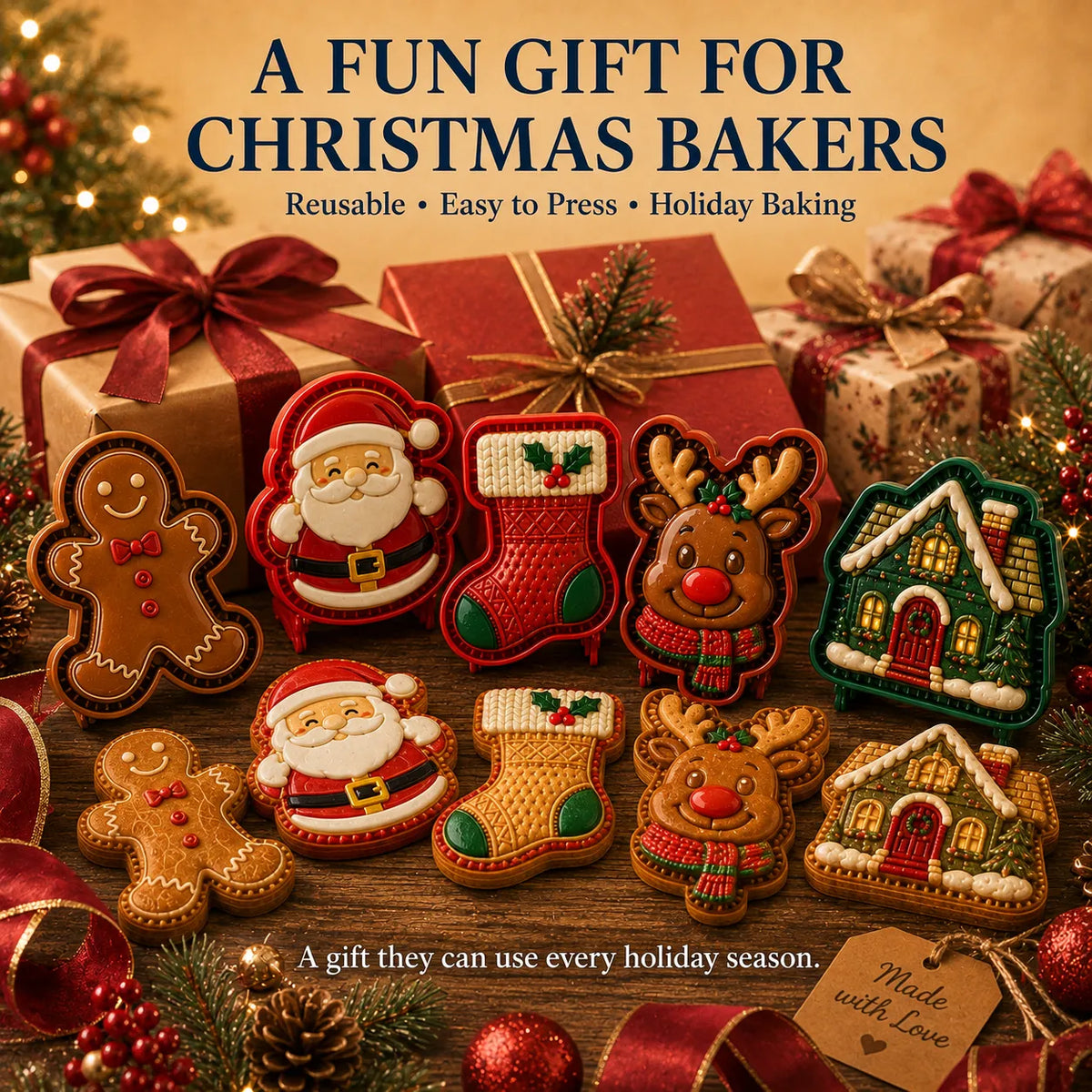 🎄Christmas Mini Pie Press Mold