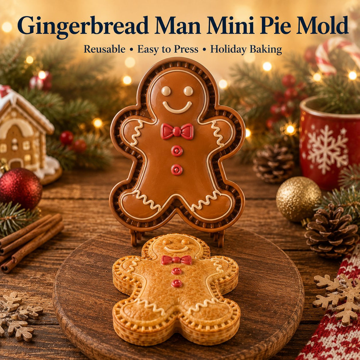 🎄Christmas Mini Pie Press Mold