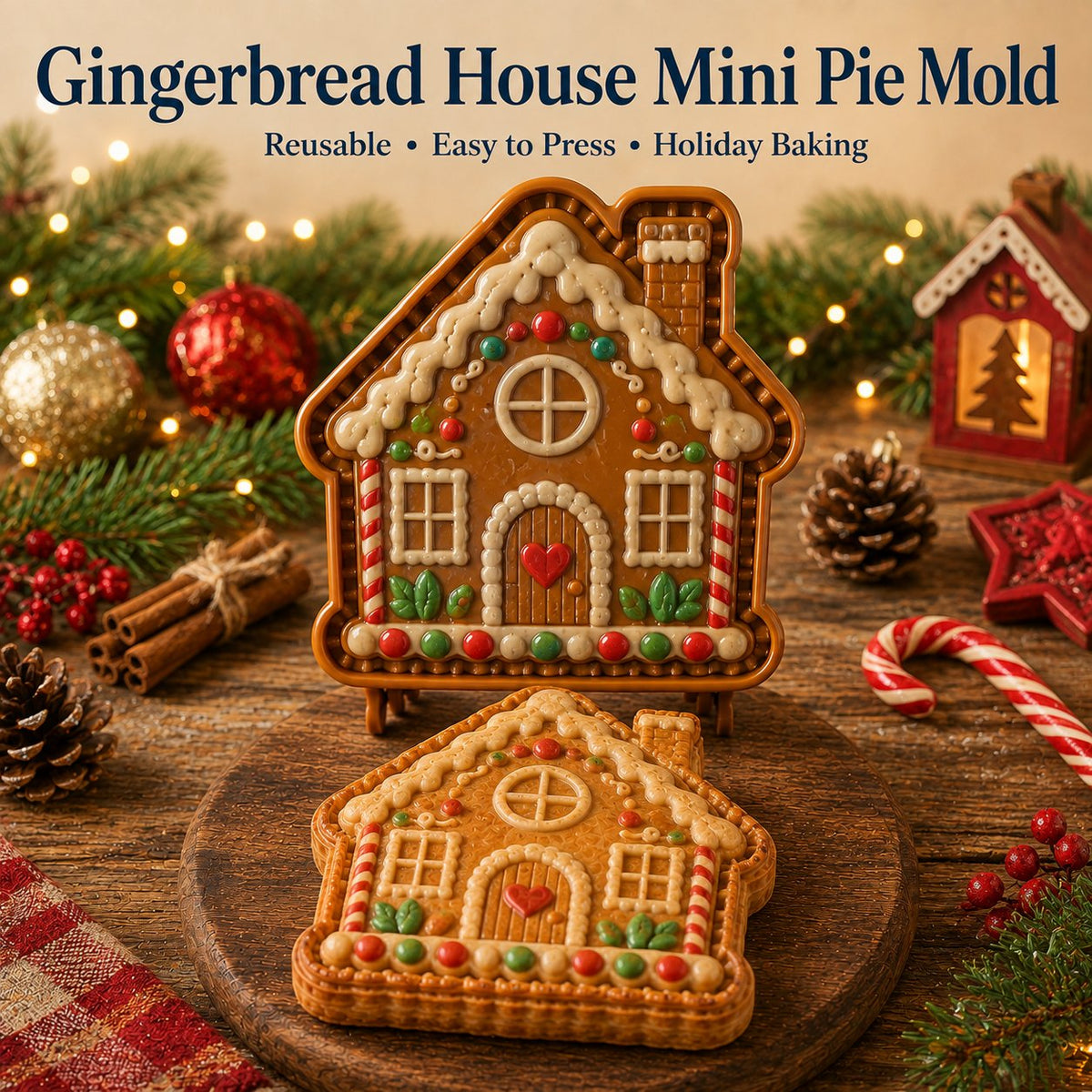 🎄Christmas Mini Pie Press Mold