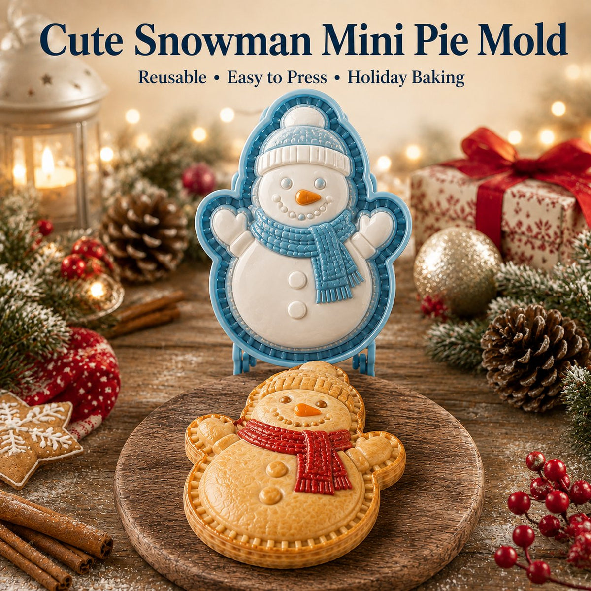 🎄Christmas Mini Pie Press Mold