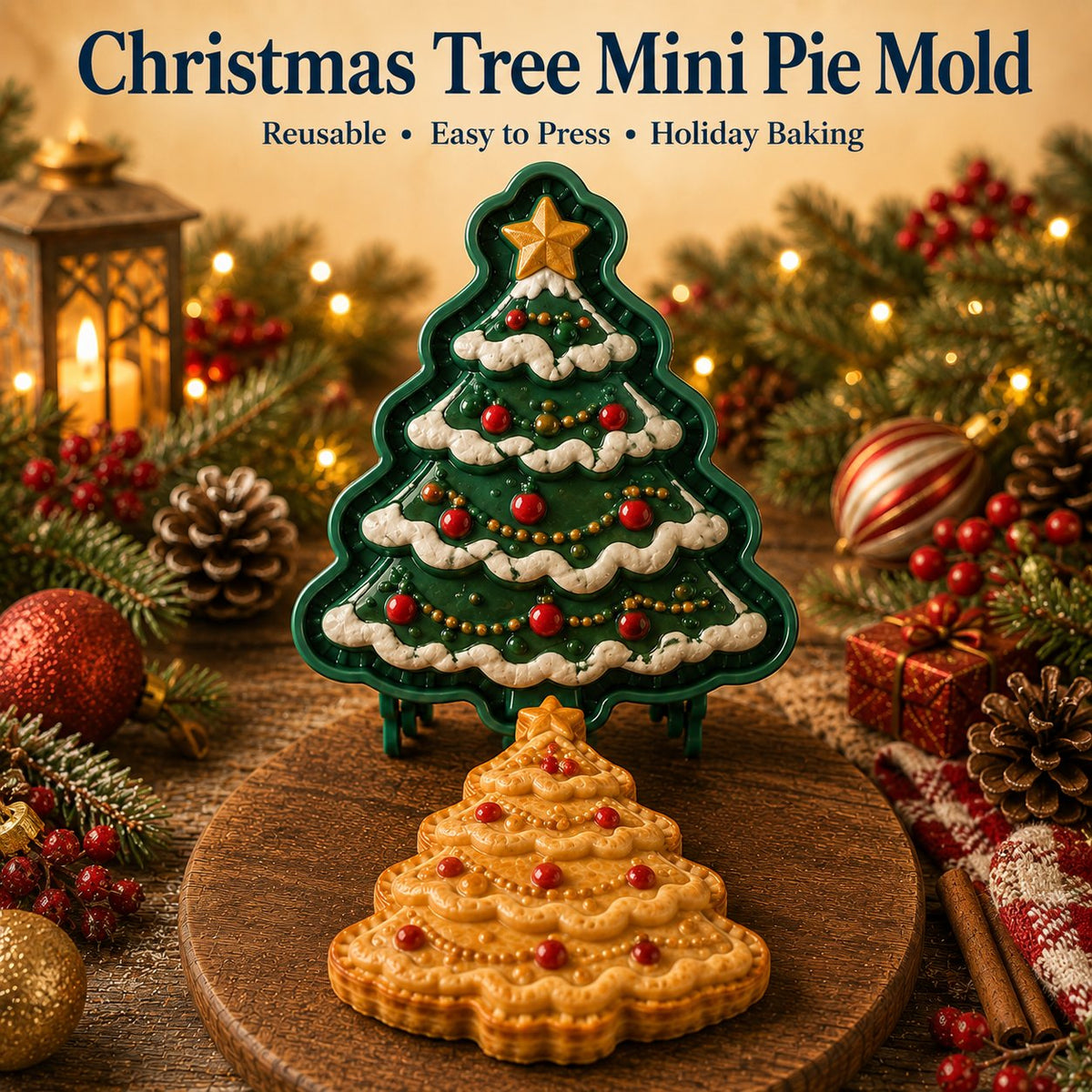 🎄Christmas Mini Pie Press Mold