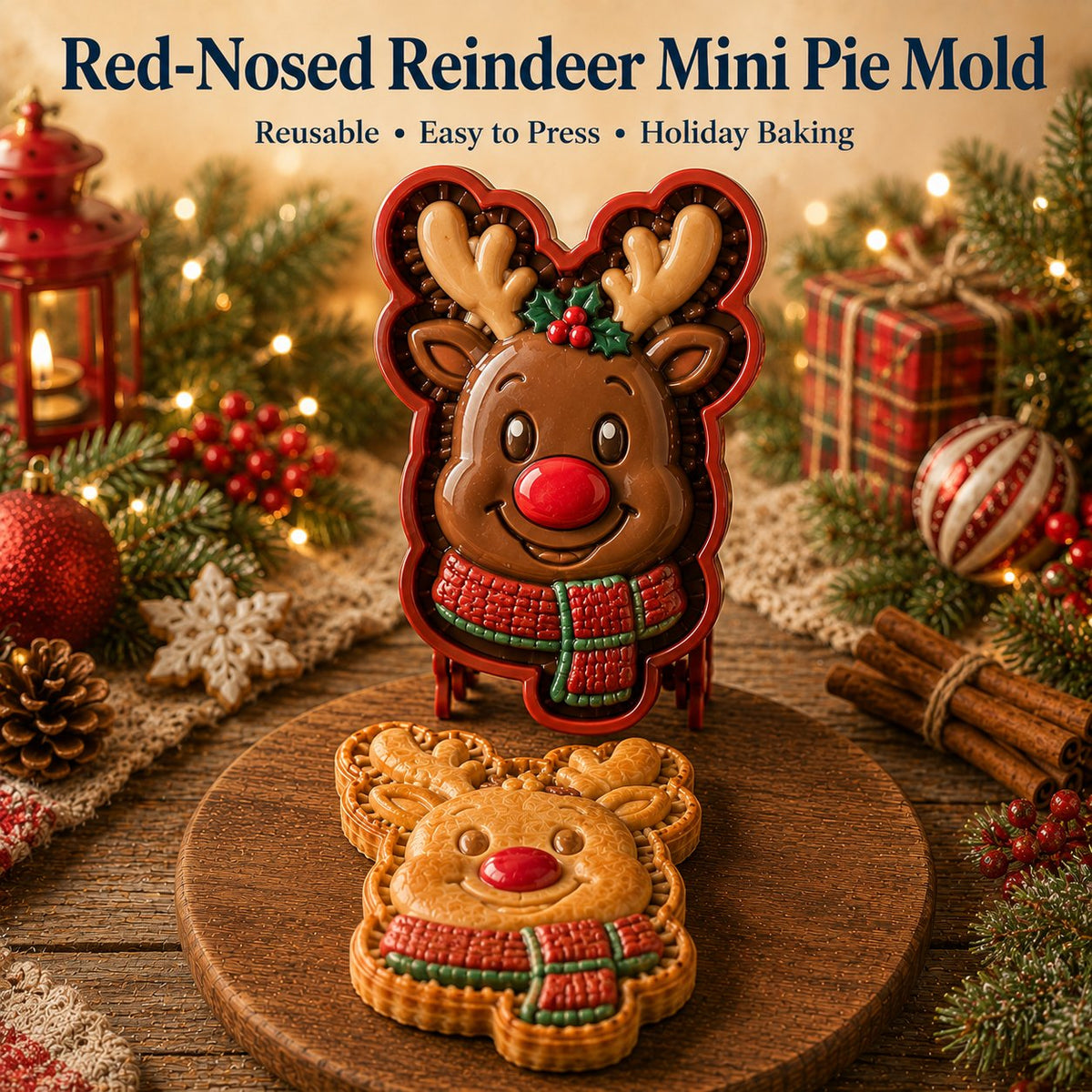 🎄Christmas Mini Pie Press Mold