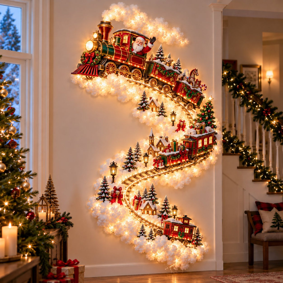 ✨ Christmas Magic Trail – Premium Illuminated Christmas Statement Décor 🎄