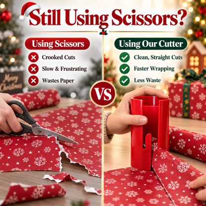 🎄 Christmas Wrapping Made Easy – Paper Cutter & Gift Wrap Kits ✂️