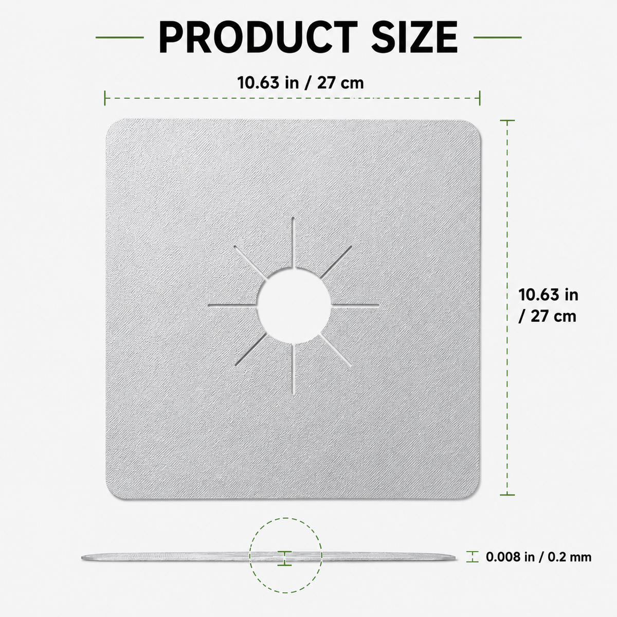 Reusable Gas Stove Burner Covers – Non-Stick Cooktop Protectors for Easy Cleaning