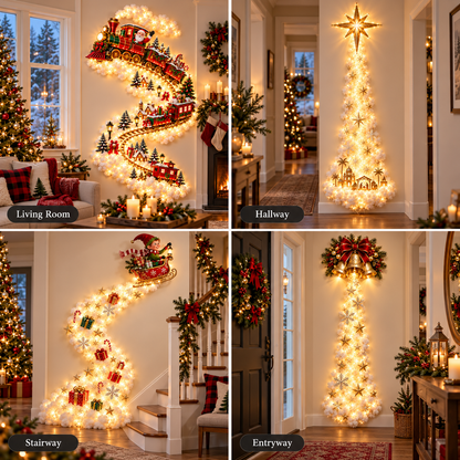 ✨ Christmas Magic Trail – Premium Illuminated Christmas Statement Décor 🎄