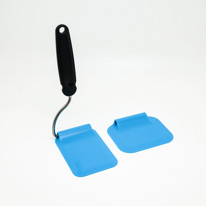 Multi-Purpose Easy-Flip Spatula with 2 Silicone Heads-1