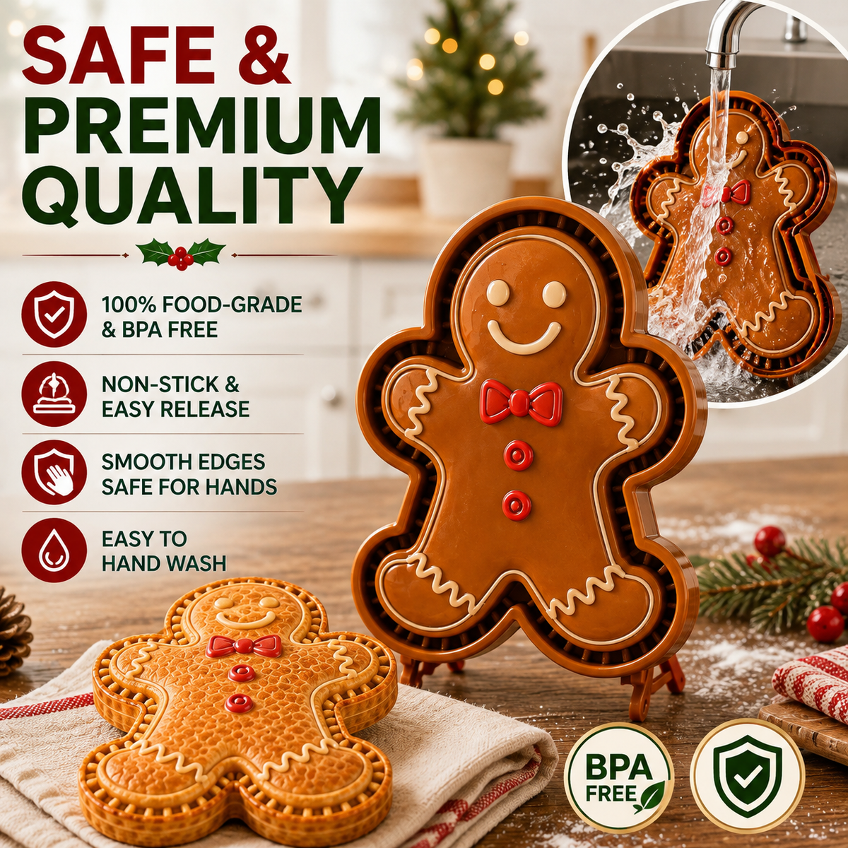 🎄Christmas Mini Pie Press Mold