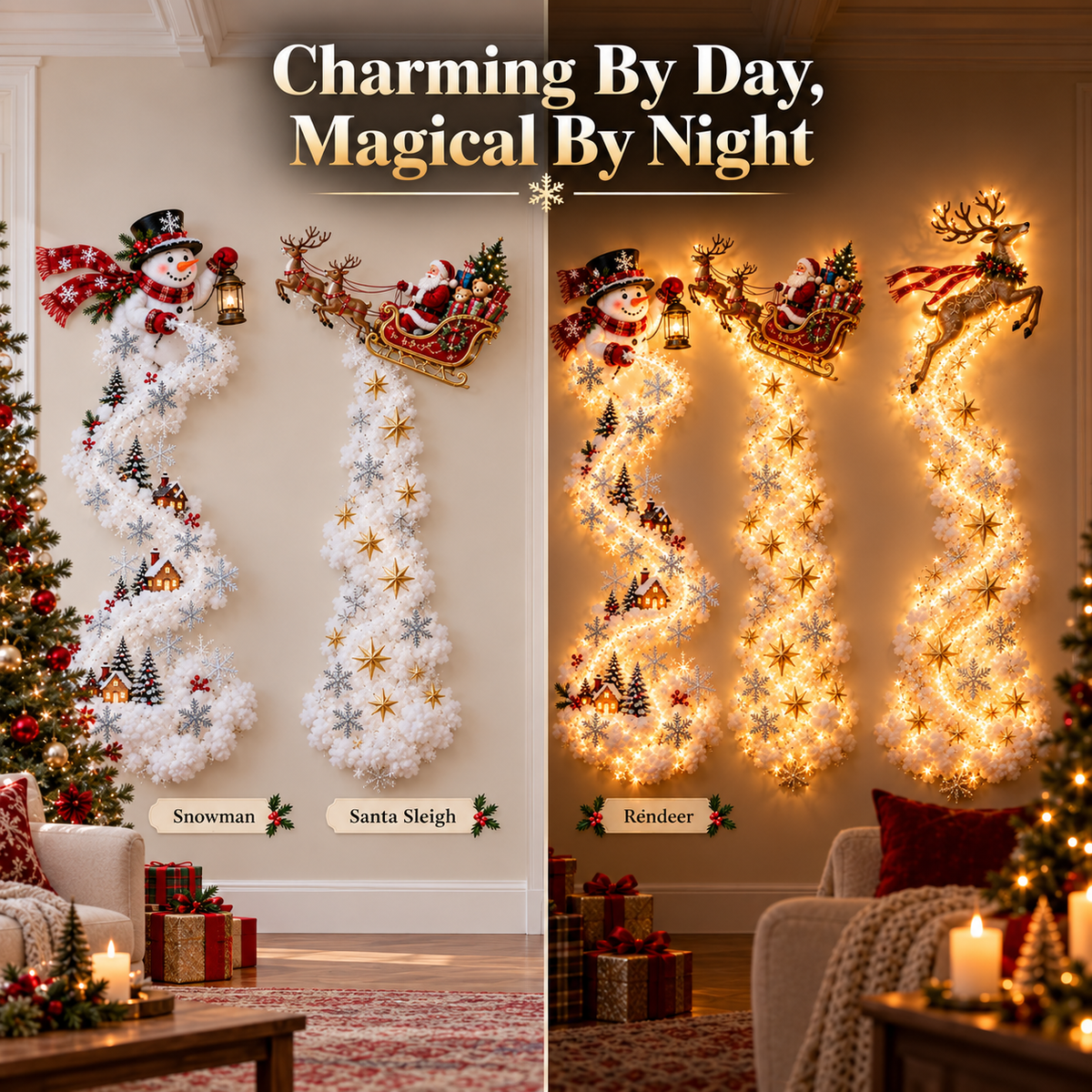 ✨ Christmas Magic Trail – Premium Illuminated Christmas Statement Décor 🎄