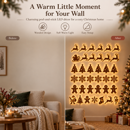 Christmas Magic Illuminated Wall Décor Collection