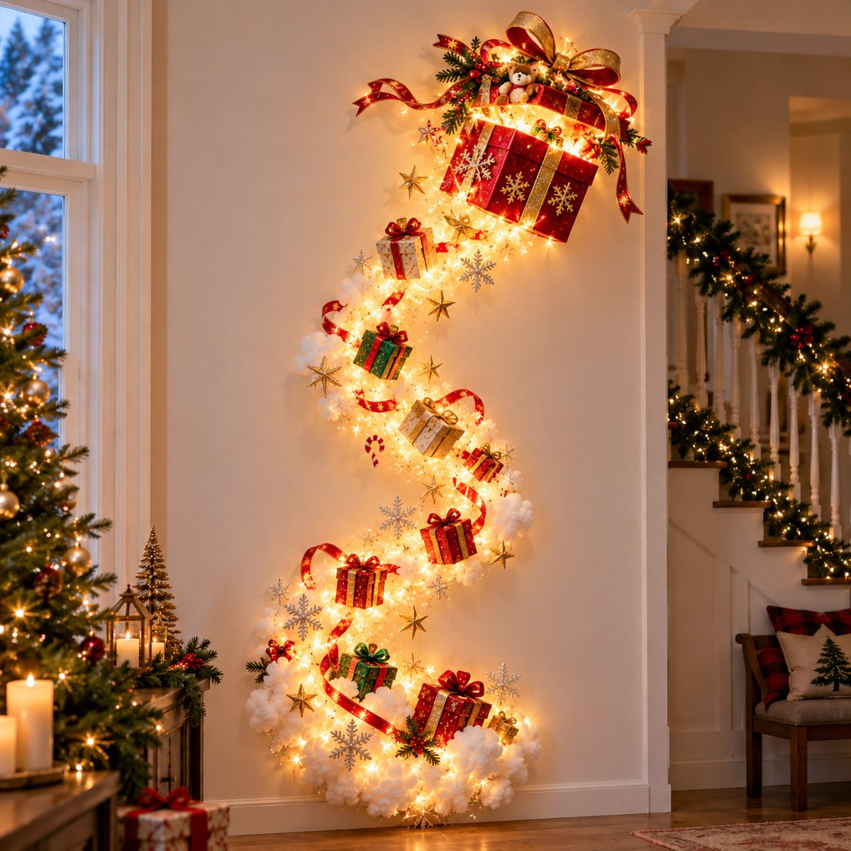 ✨ Christmas Magic Trail – Premium Illuminated Christmas Statement Décor 🎄