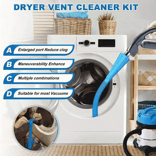 🔥LIMITED-TIME 50% OFF: Dryer Lint Vacuum Attachment – Clean Hidden Lint in Seconds-1