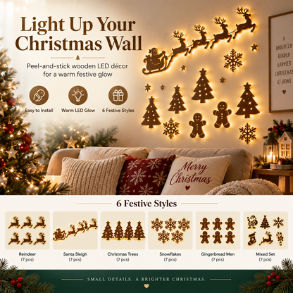 Christmas Magic Illuminated Wall Décor Collection