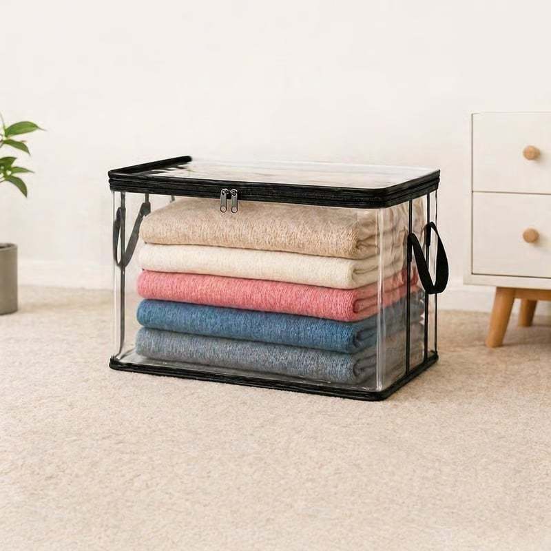 🔥Limited TimePromotion 50% OFF 📦Large Heavy-Duty Thick Plastic Clear Storage Bag for Clothes, Moving & Storage