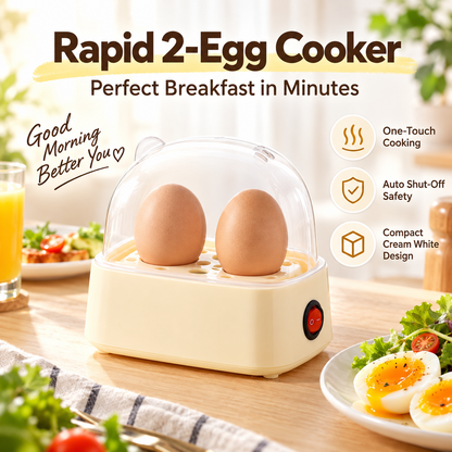 Automatic Egg Steamer – Cook 7–14 Eggs at Once with One-Touch Auto Shut-Off