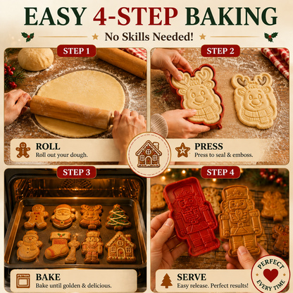 🎄Christmas Mini Pie Press Mold
