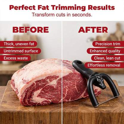 🥩 50% OFF – Handheld Meat Fat Trimmer | Trim Fat Faster, Keep More Good Meat