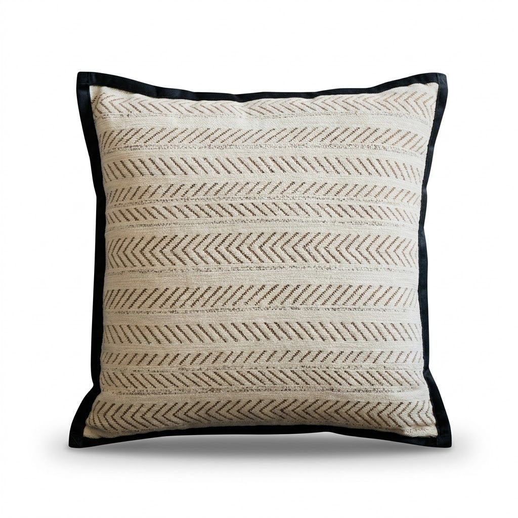 Herringbone Chenille Throw Pillow