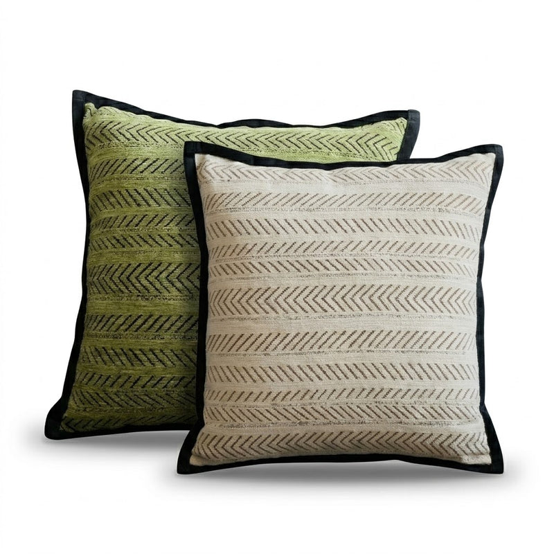 Herringbone Chenille Throw Pillow