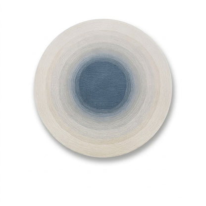 Serene Gradient Faux Cashmere Round Rug