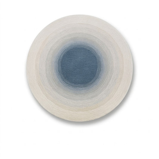 Serene Gradient Faux Cashmere Round Rug